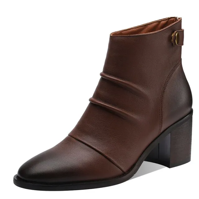 Arnold Women's Leather Ankle Booties