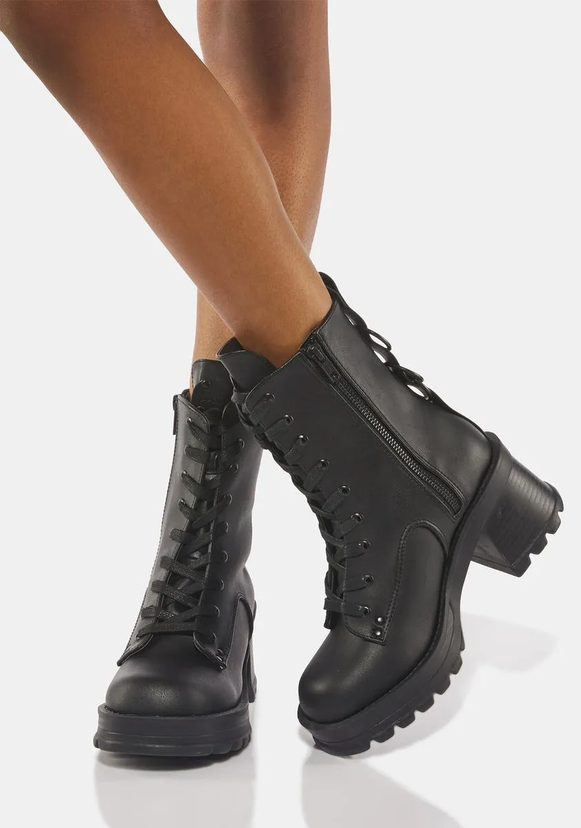 Bratty-50 Combat Boots