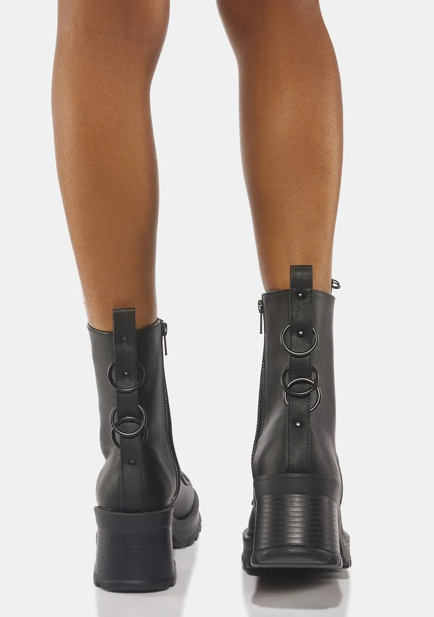 Bratty-50 Combat Boots