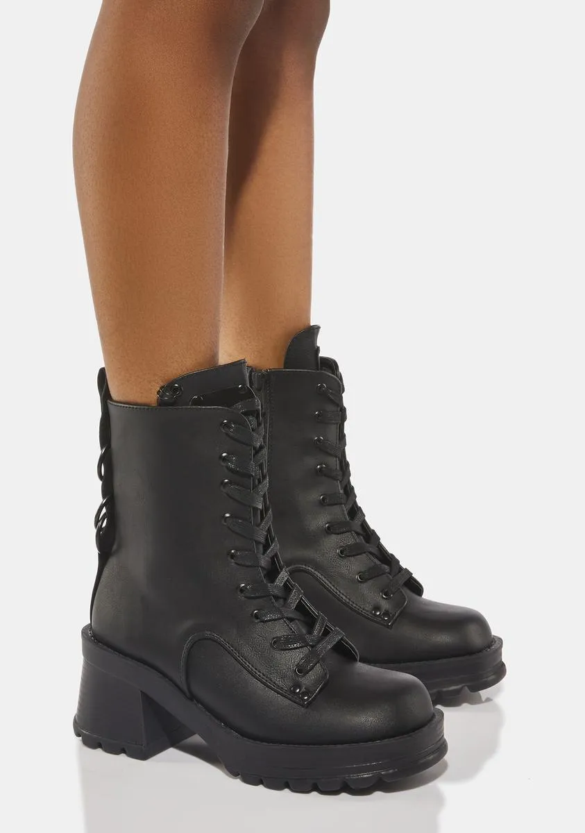 Bratty-50 Combat Boots