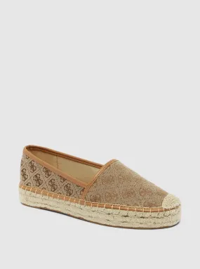 Brown Logo Joelyn Espadrilles