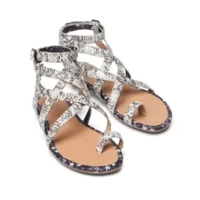 Cabi Women's Athena Snake Pattern Sandals