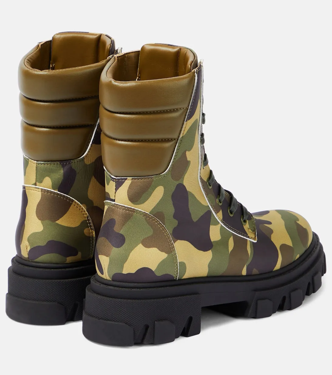 Camouflage combat boots gia 35 Gia Borghini, multicolor