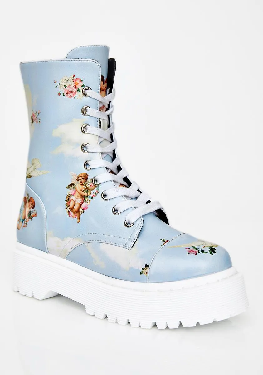 Celestial Sass Combat Boots