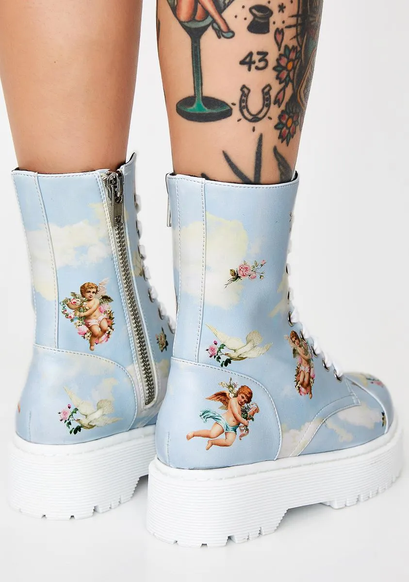 Celestial Sass Combat Boots