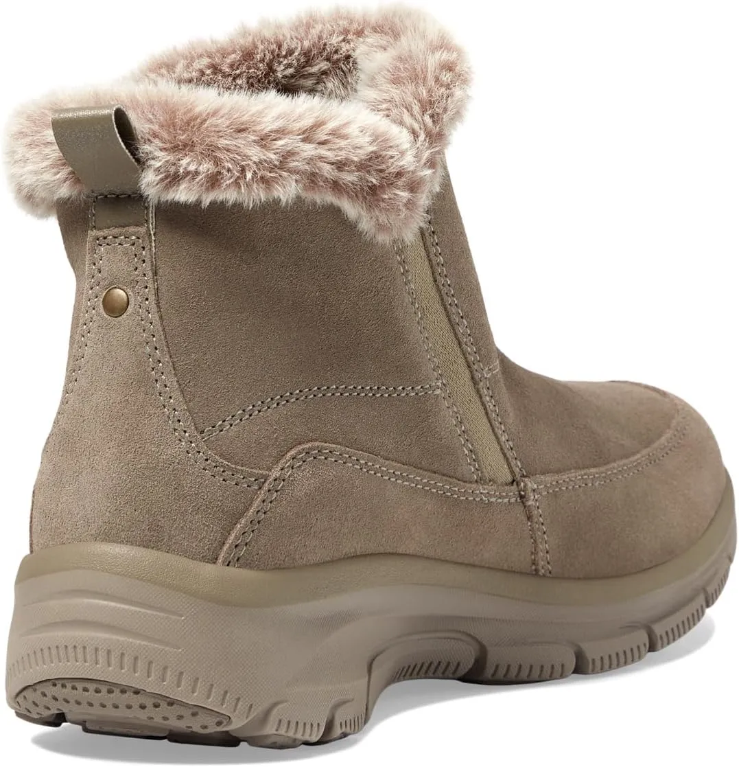 Easy Going Ankle Boots - Cool Zip SKECHERS, taupe