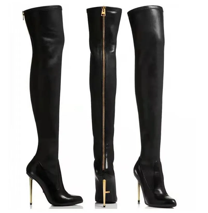 Funki Buys | Boots | Women's Above Knee High Stiletto Boots