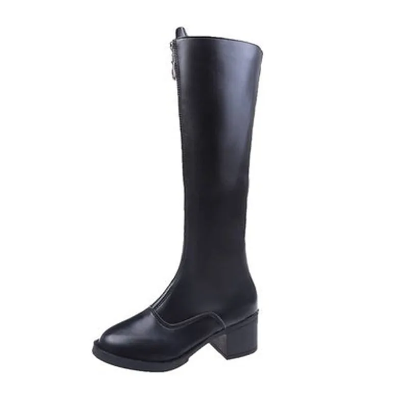 Funki Buys | Boots | Women's Knee High Front Zip Riding Boots