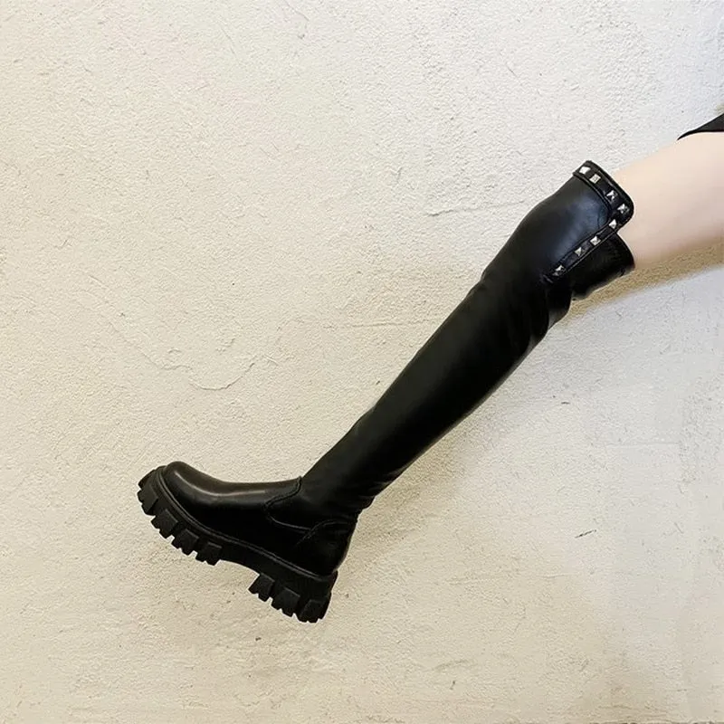 Funki Buys | Boots | Women's Long Knee High Platform Boots