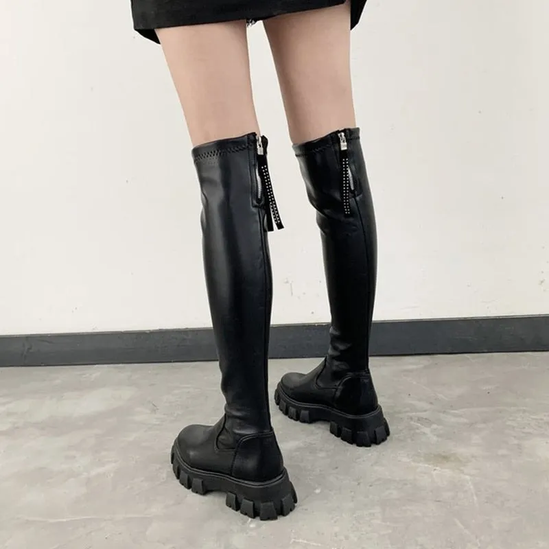 Funki Buys | Boots | Women's Long Knee High Platform Boots