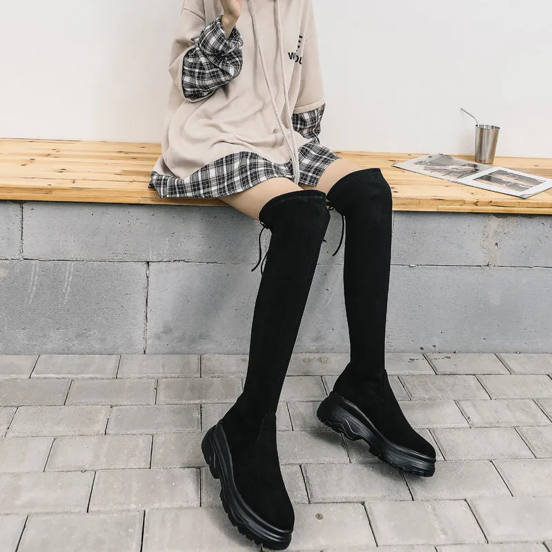 Funki Buys | Boots | Women's Long Knee High Platform Boots