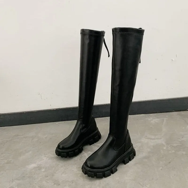 Funki Buys | Boots | Women's Long Knee High Platform Boots