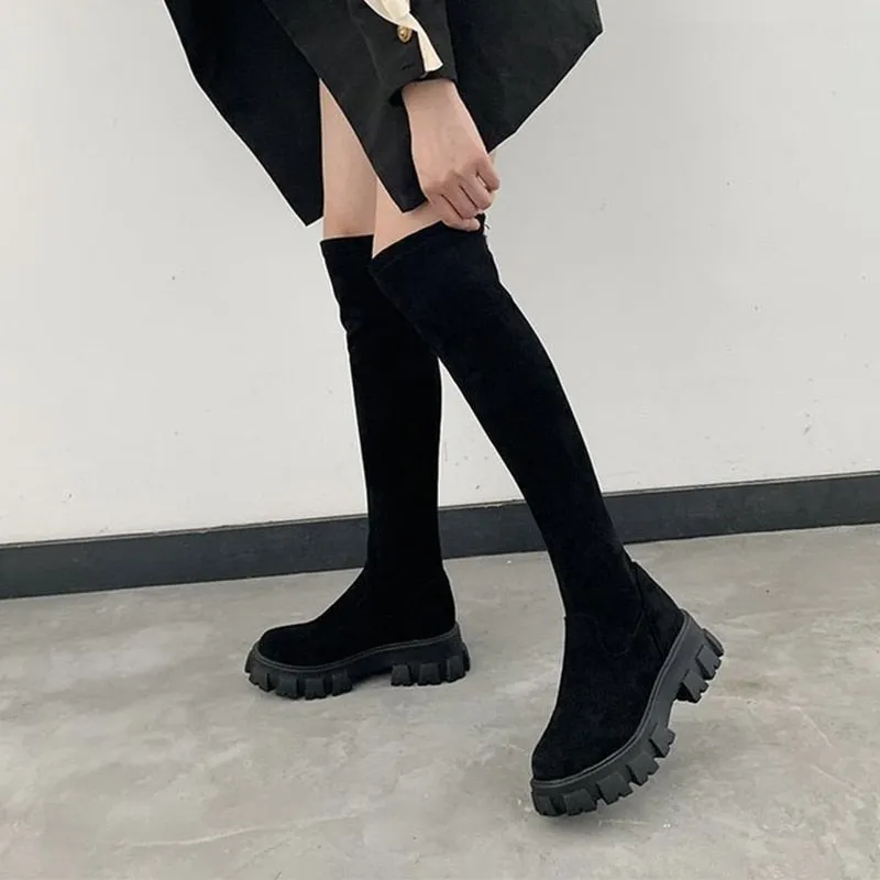 Funki Buys | Boots | Women's Long Knee High Platform Boots