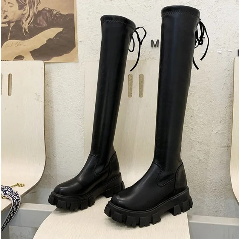 Funki Buys | Boots | Women's Long Knee High Platform Boots