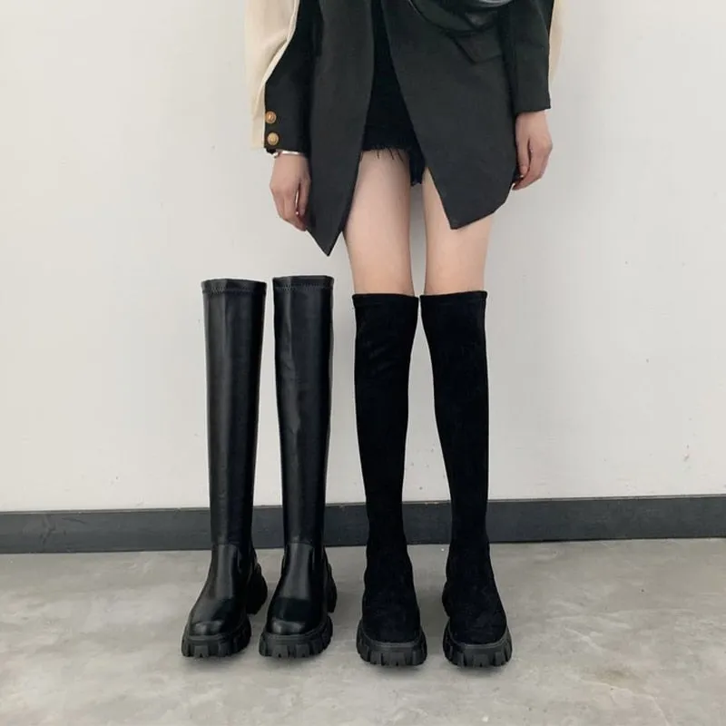 Funki Buys | Boots | Women's Long Knee High Platform Boots