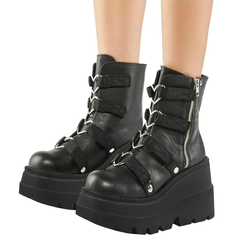 Funki Buys | Boots | Women's New Gothic Style Platform Boots