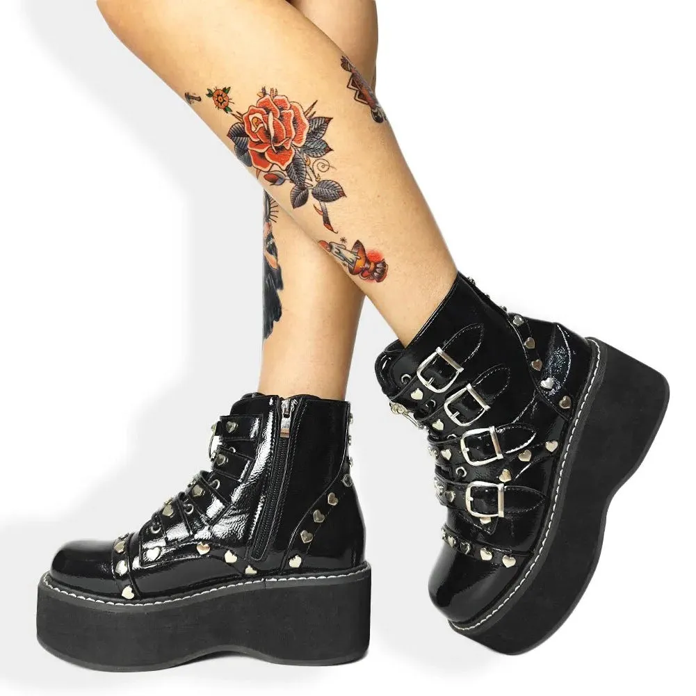 Funki Buys | Boots | Women's Platform Gothic Ankle Boots