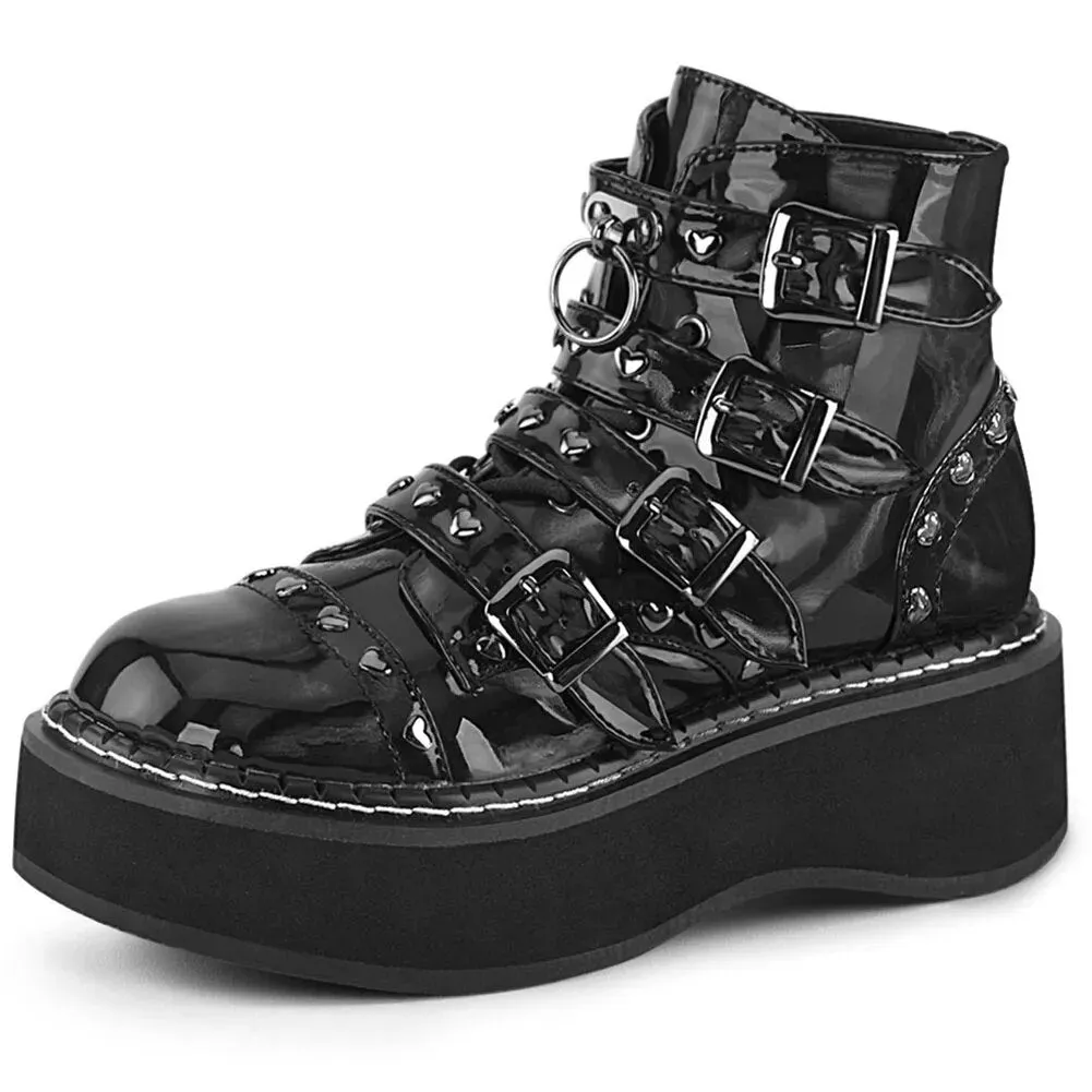 Funki Buys | Boots | Women's Platform Gothic Ankle Boots