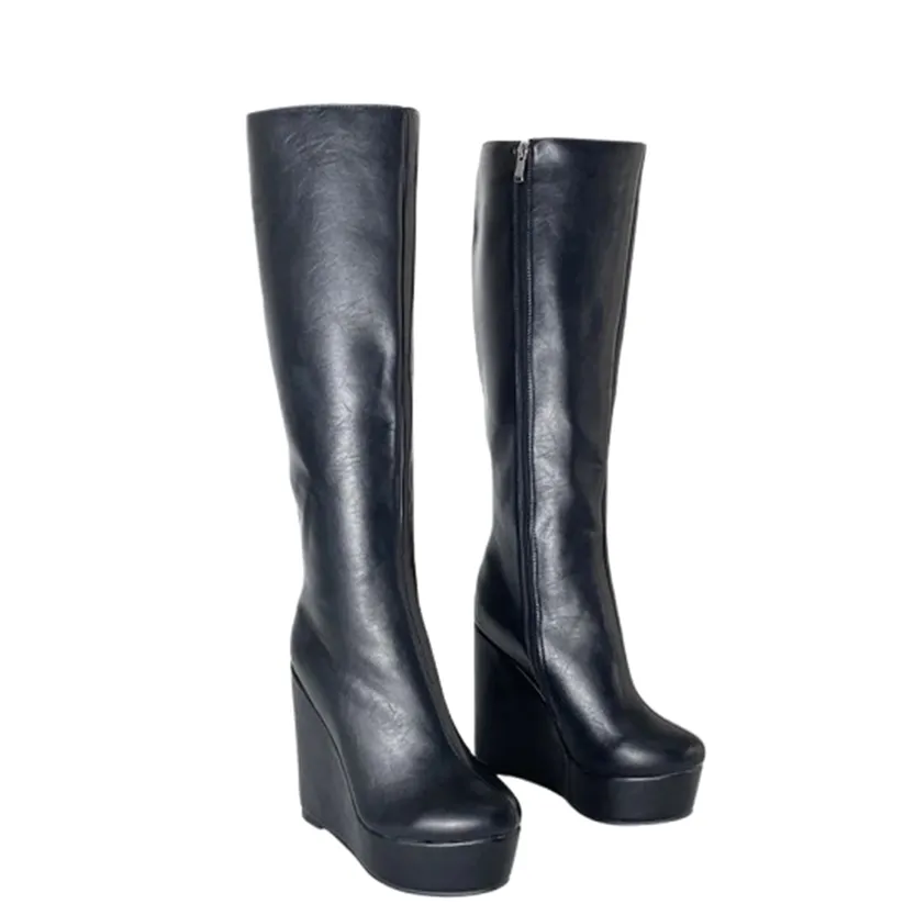 Funki Buys | Boots | Women's Super High Wedge Heeled Boots