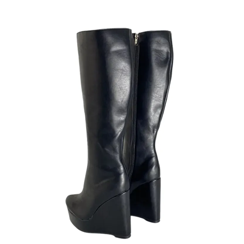 Funki Buys | Boots | Women's Super High Wedge Heeled Boots