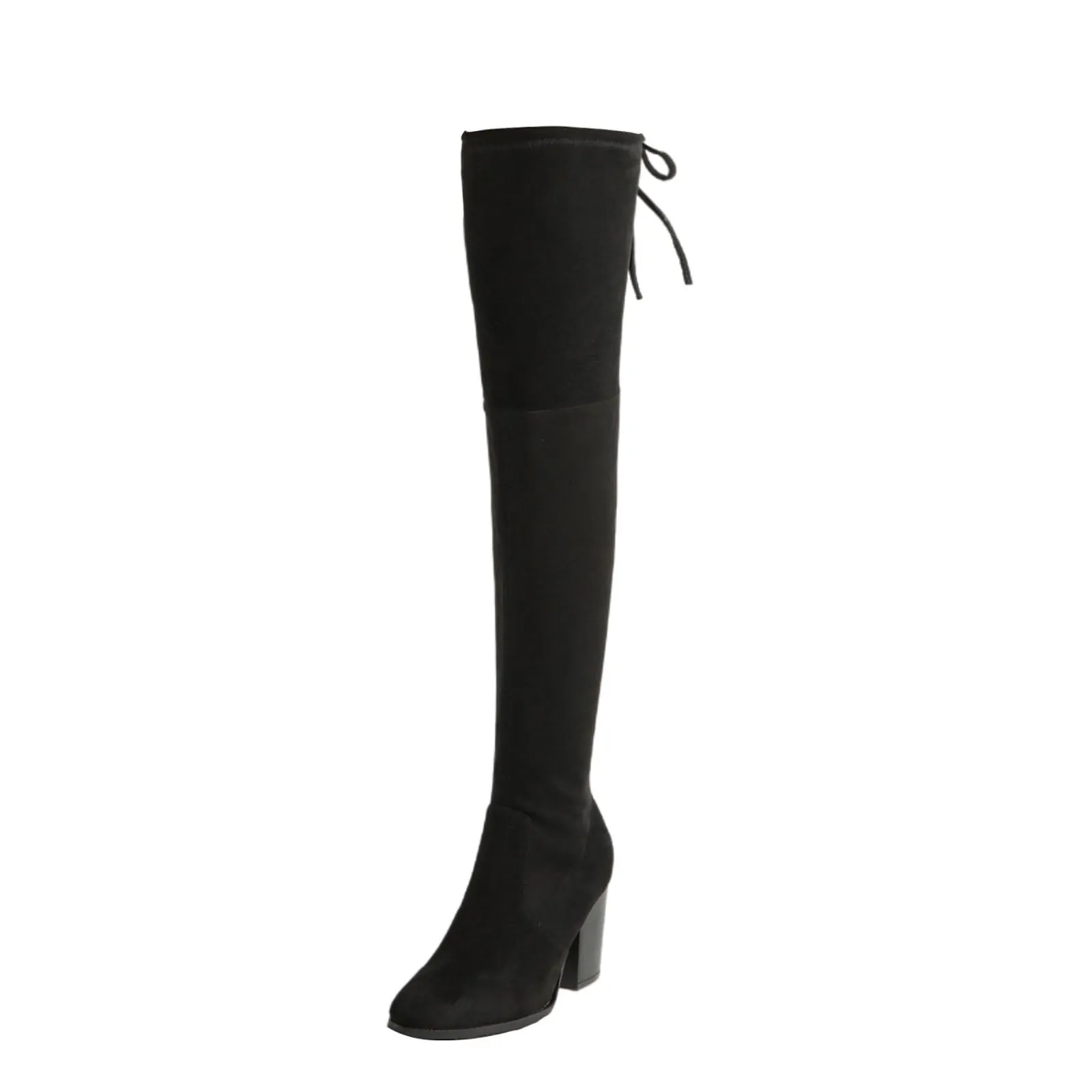 Funki Buys | Boots | Women's Thigh High Block Heel Boots 4|6|8