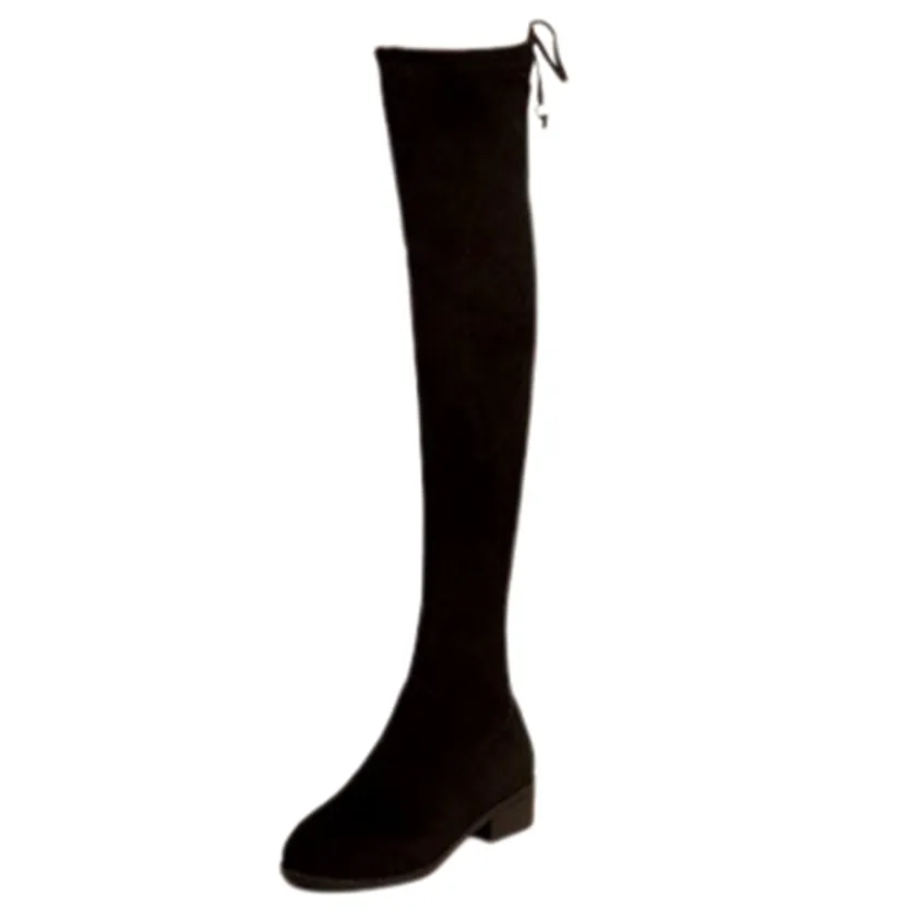 Funki Buys | Boots | Women's Thigh High Block Heel Boots 4|6|8