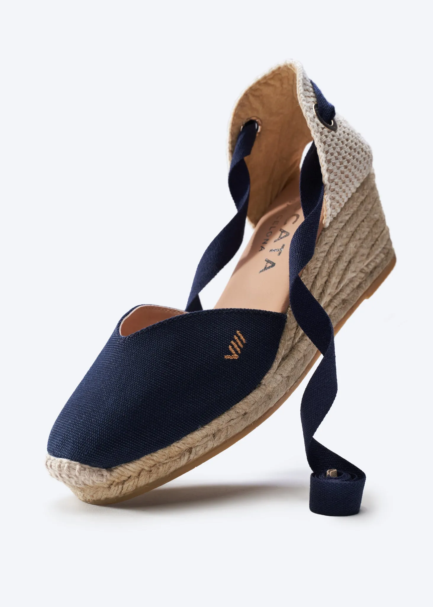 Gava Canvas Espadrille Wedges