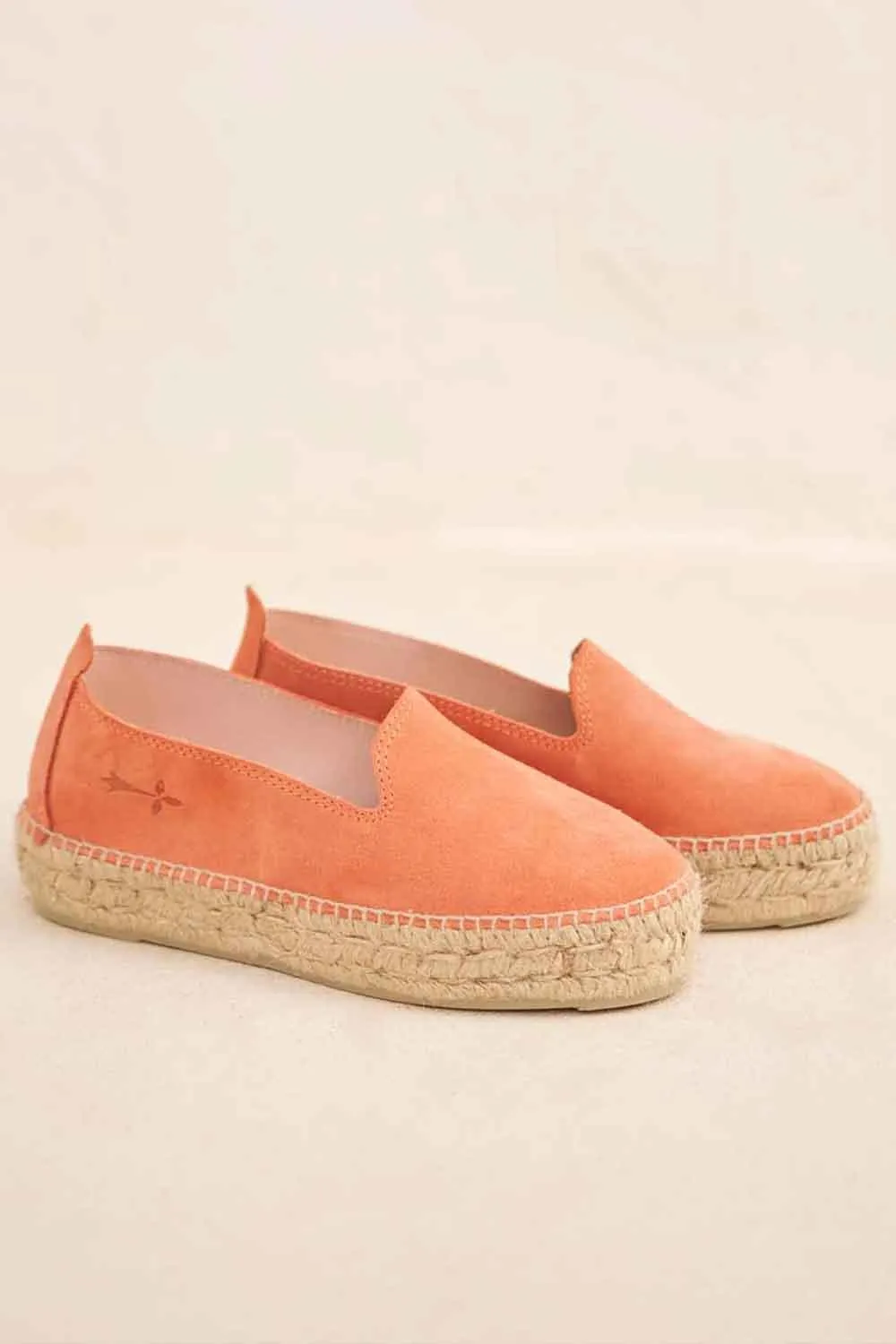 Hamptons Double Sole Espadrilles Apricot