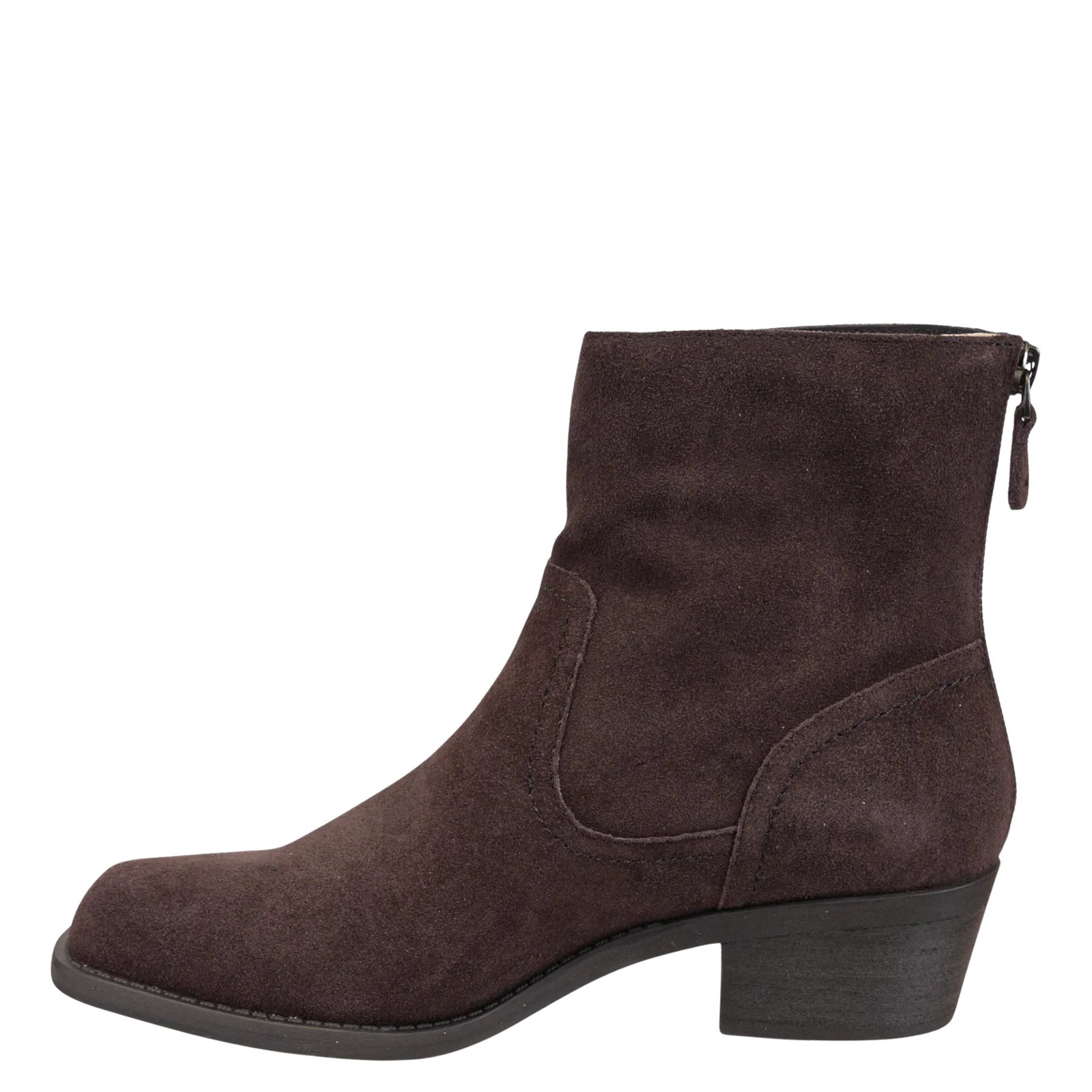 HOMESTEAD in COFFEE Heeled Ankle Boots