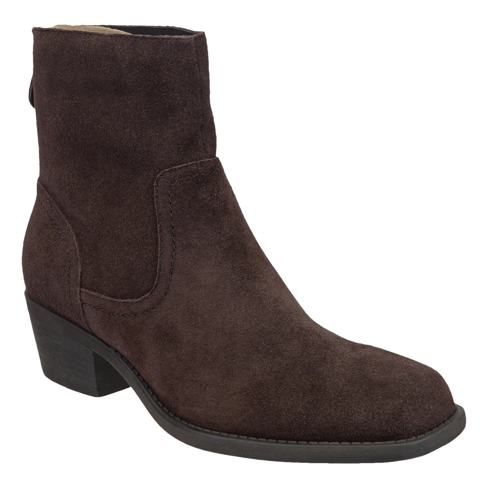 HOMESTEAD in COFFEE Heeled Ankle Boots