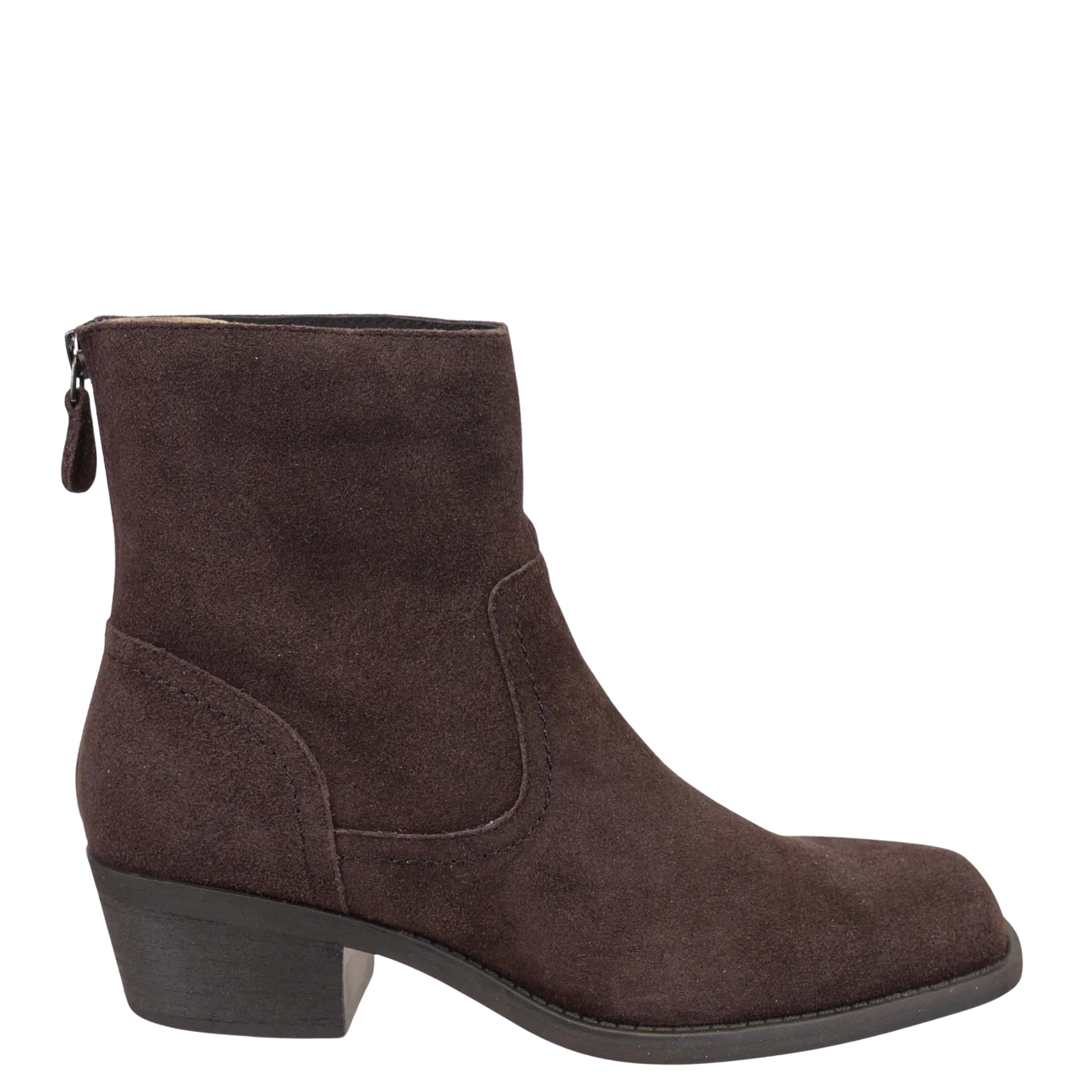 HOMESTEAD in COFFEE Heeled Ankle Boots