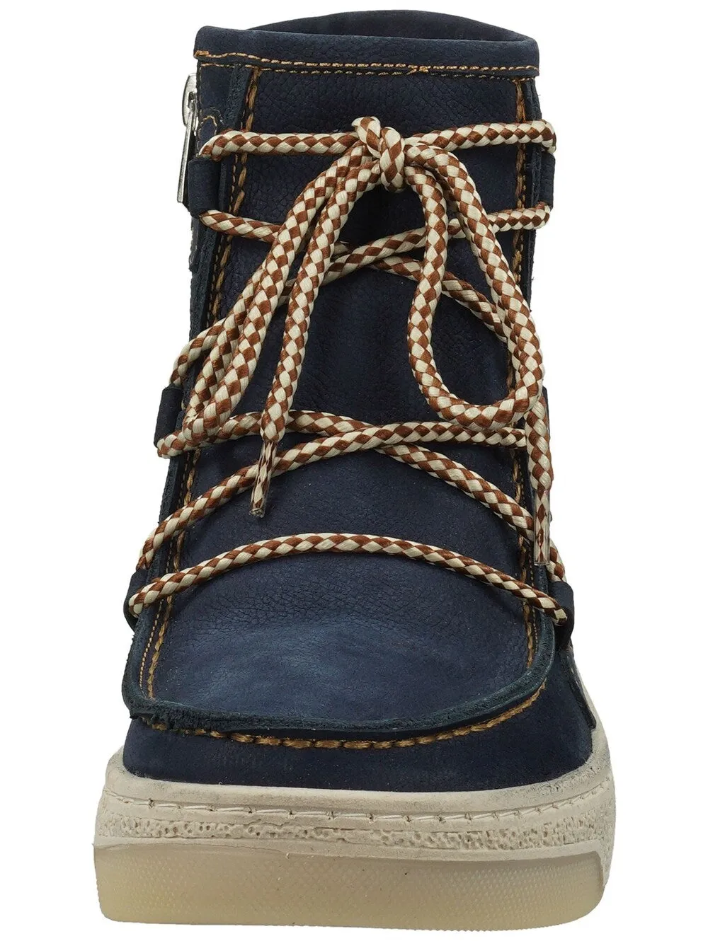 HUSH PUPPIES lace-up ankle boots, navy