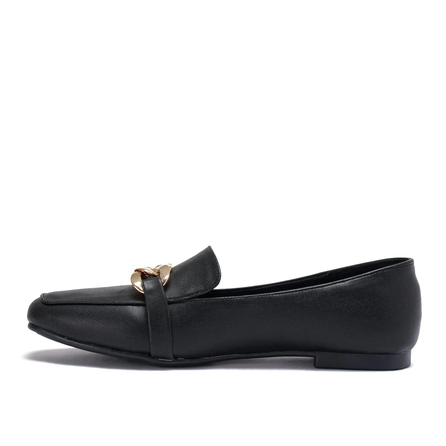 Large Chain Nappa Loafers