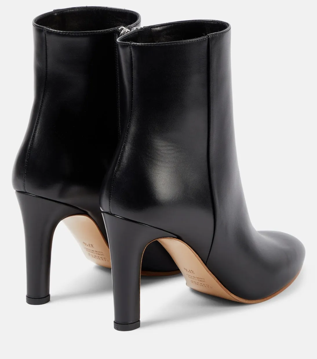 Lila Gabriela Hearst leather ankle boots, black