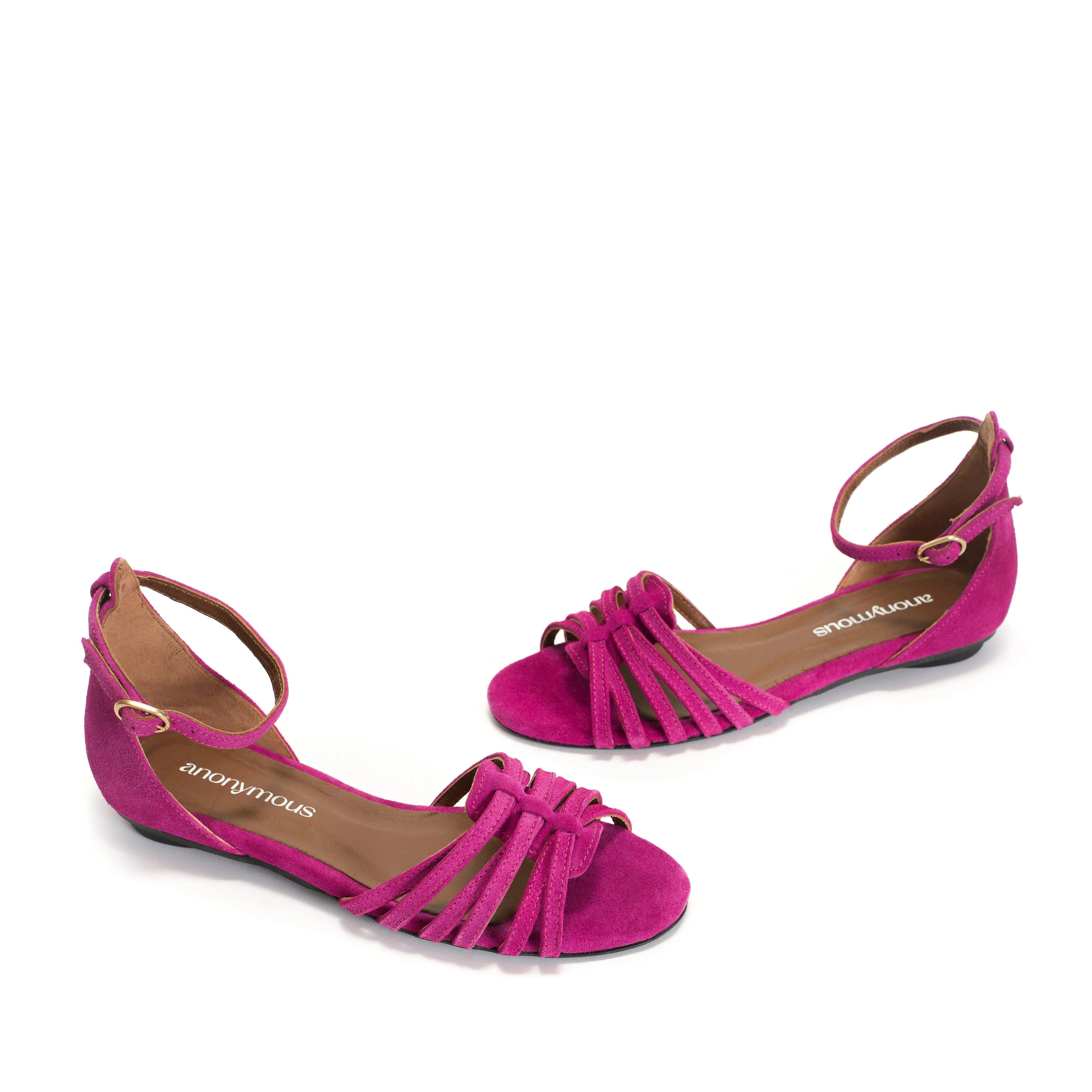 Mareike 10 Calf suede Raspberry