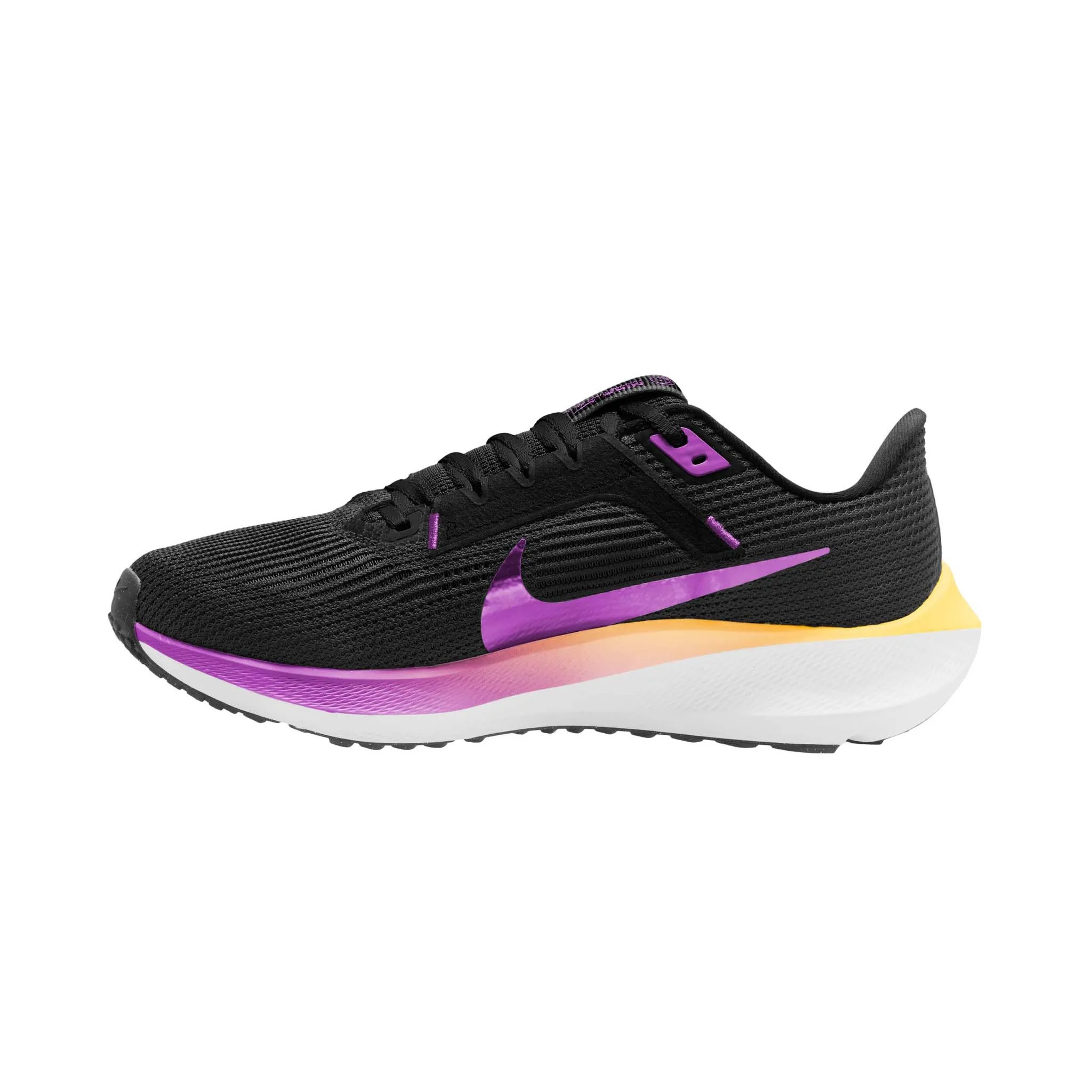 Nike | Women's Pegasus 40 Road Running Shoes - Black/Hyper Violet