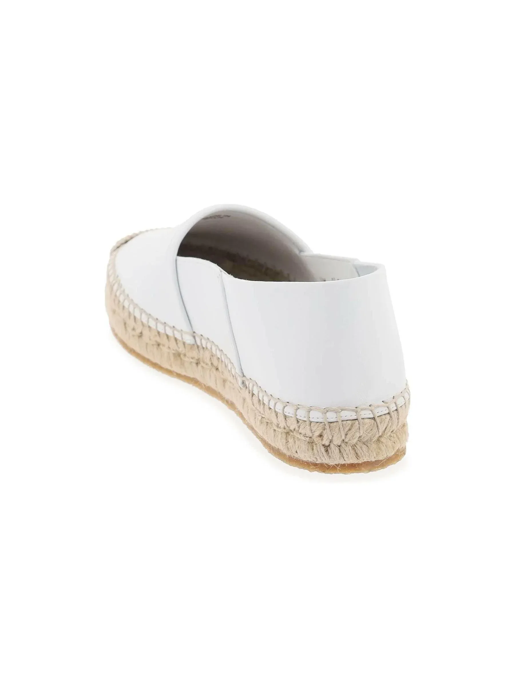 Optic Nappa Leather Espadrilles