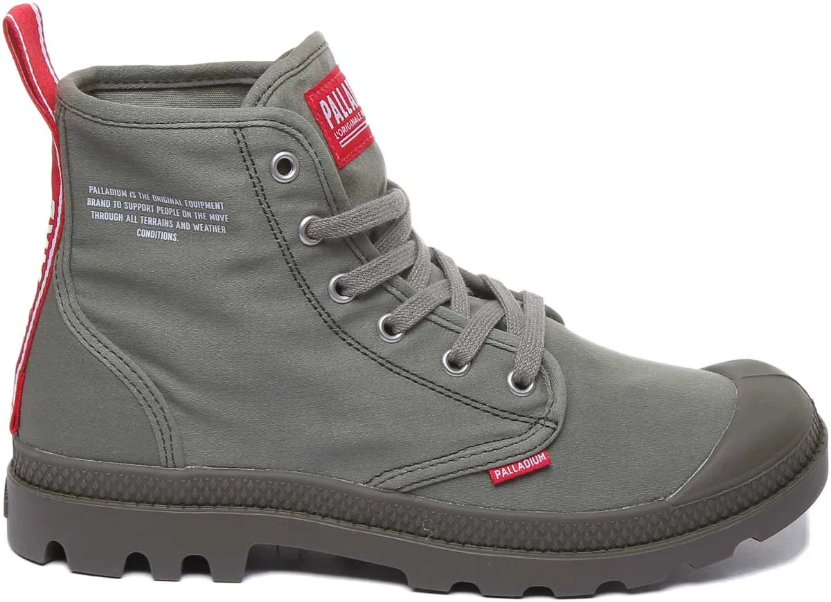 Palladium Pampa Hi Dare In Olive