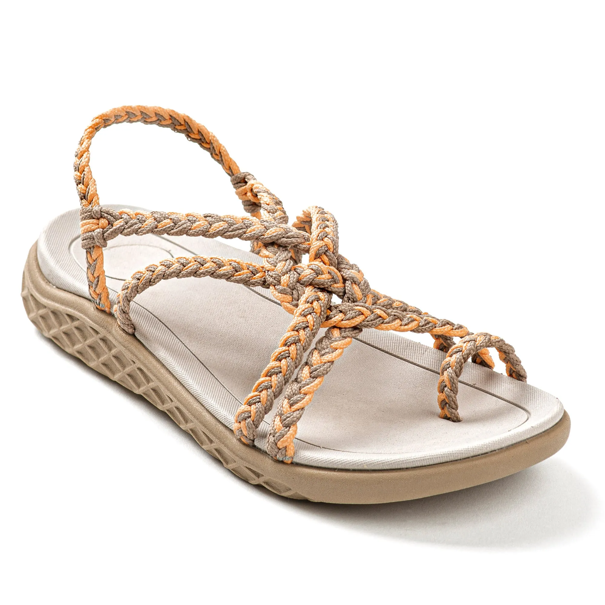 Plaka Explore Walking and Hiking Sandals | Peach Brazilian Sand