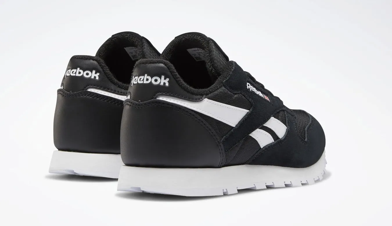 Reebok Classic Leather Gs-Boys Lifestyle Shoes Black/White Dv9594