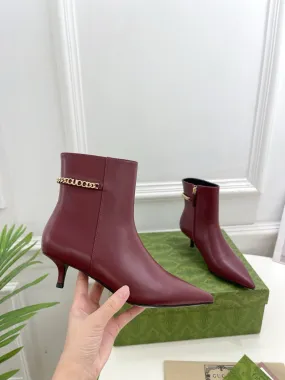 SE1493 Women's Gucci Signoria Ankle Boot / Size5-10