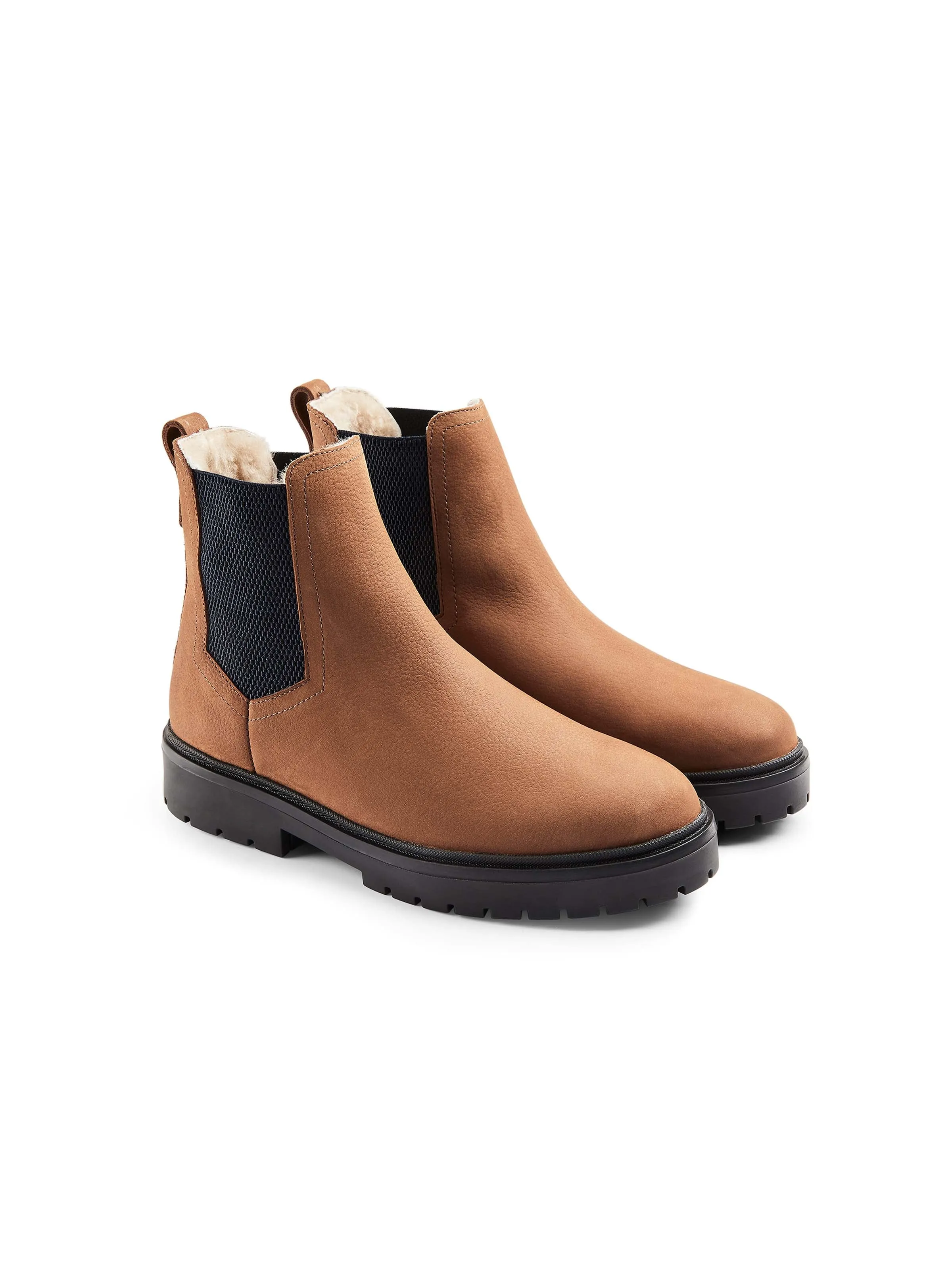 Sheepskin Boudica - Cognac Nubuck