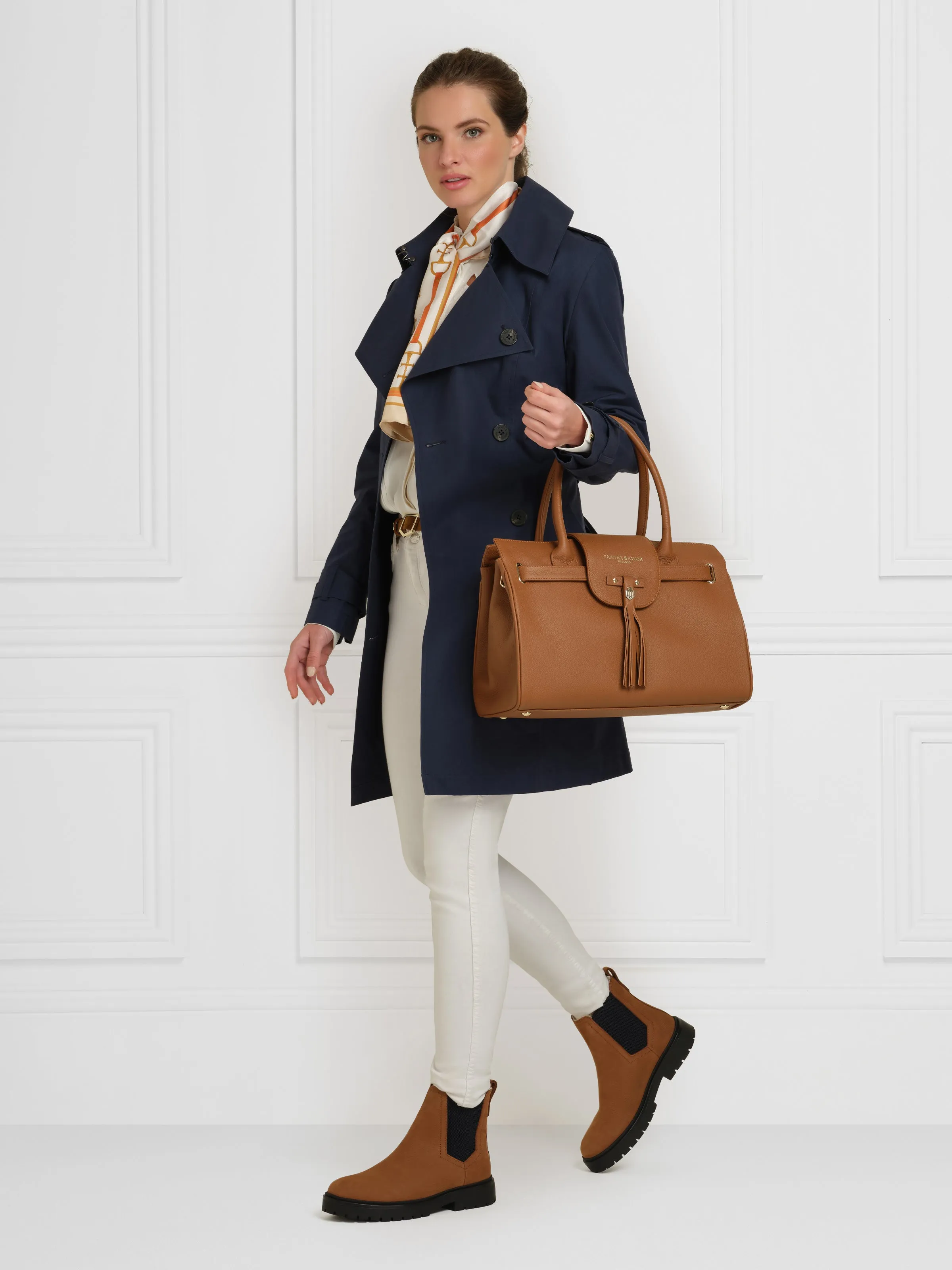 Sheepskin Boudica - Cognac Nubuck