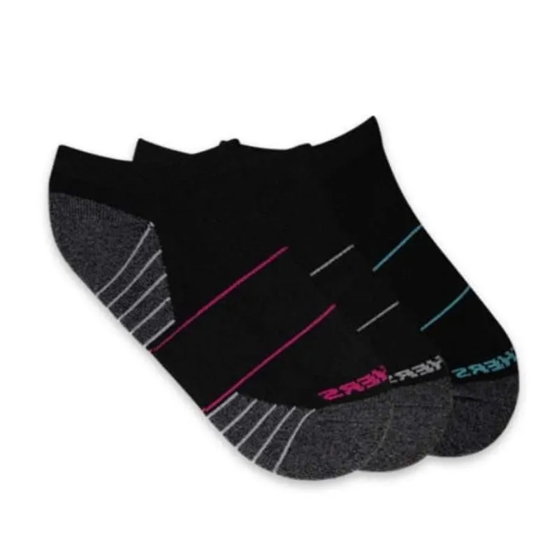 Skechers 3Pack Womens Extended Terry Low Cut Socks