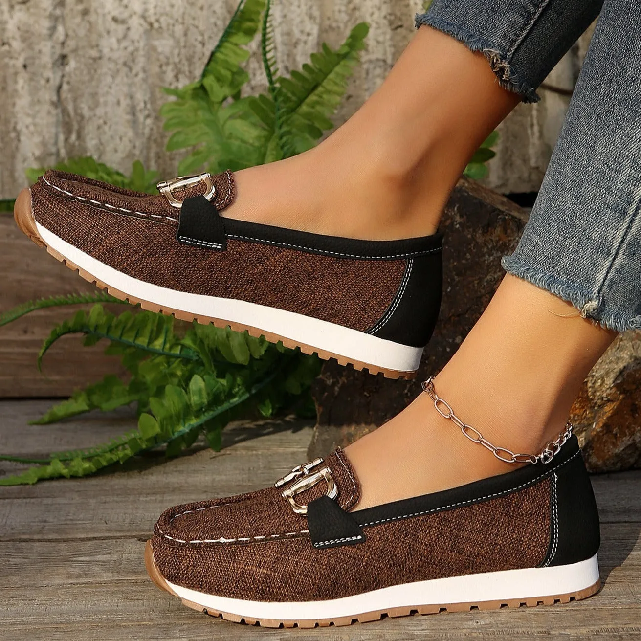 Suede Loafers For women Orthopedic Loafer Shoes For Walking All Day