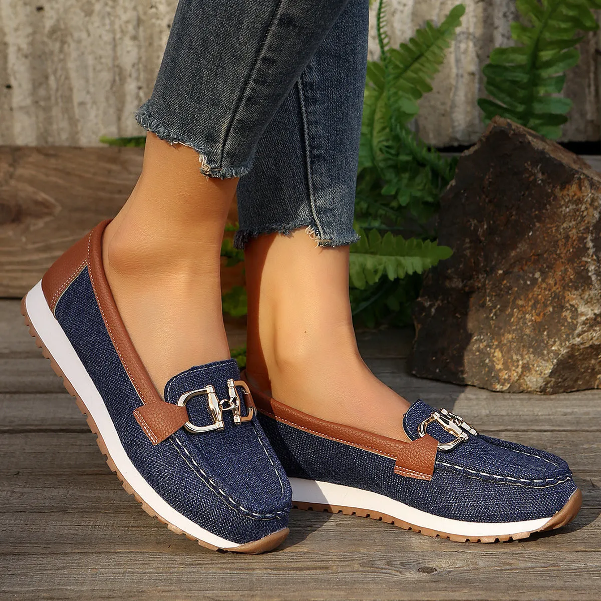 Suede Loafers For women Orthopedic Loafer Shoes For Walking All Day