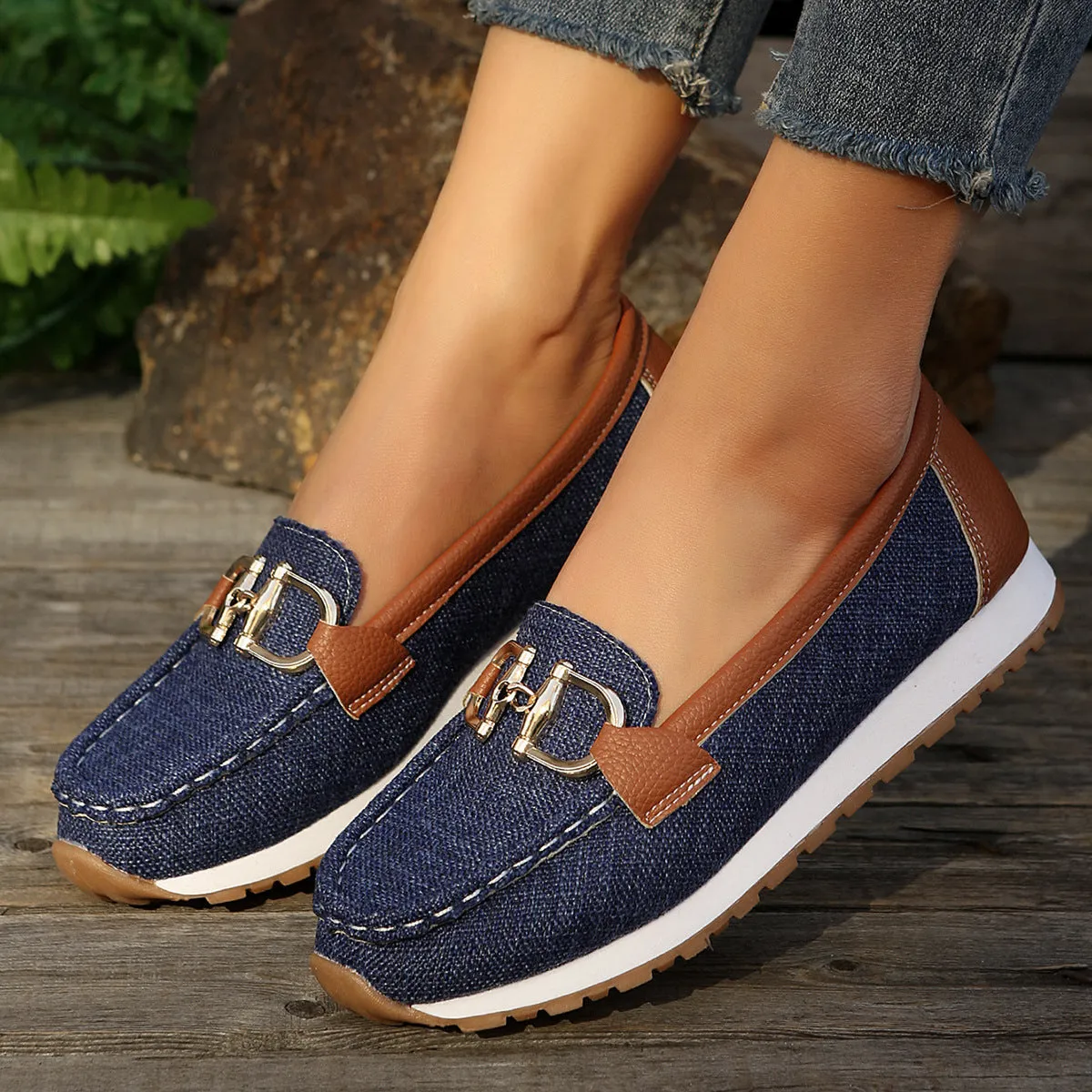 Suede Loafers For women Orthopedic Loafer Shoes For Walking All Day