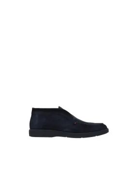 Suede Slip-On Ankle Boots