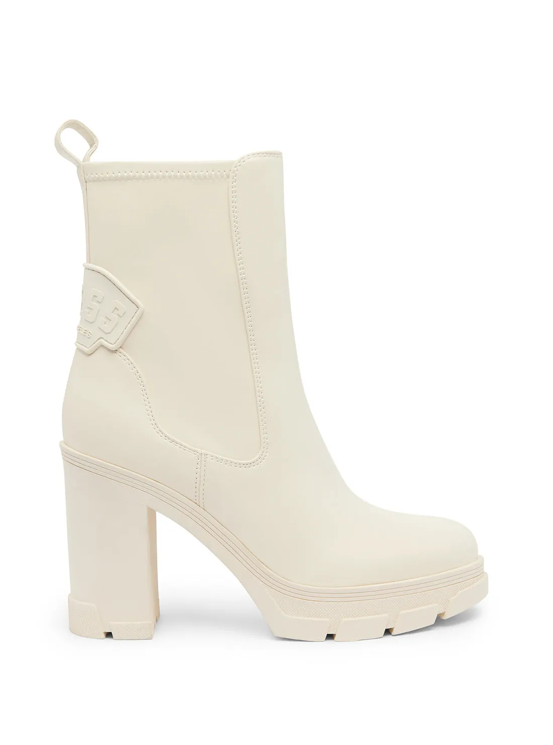 White Xeno Platform Boots