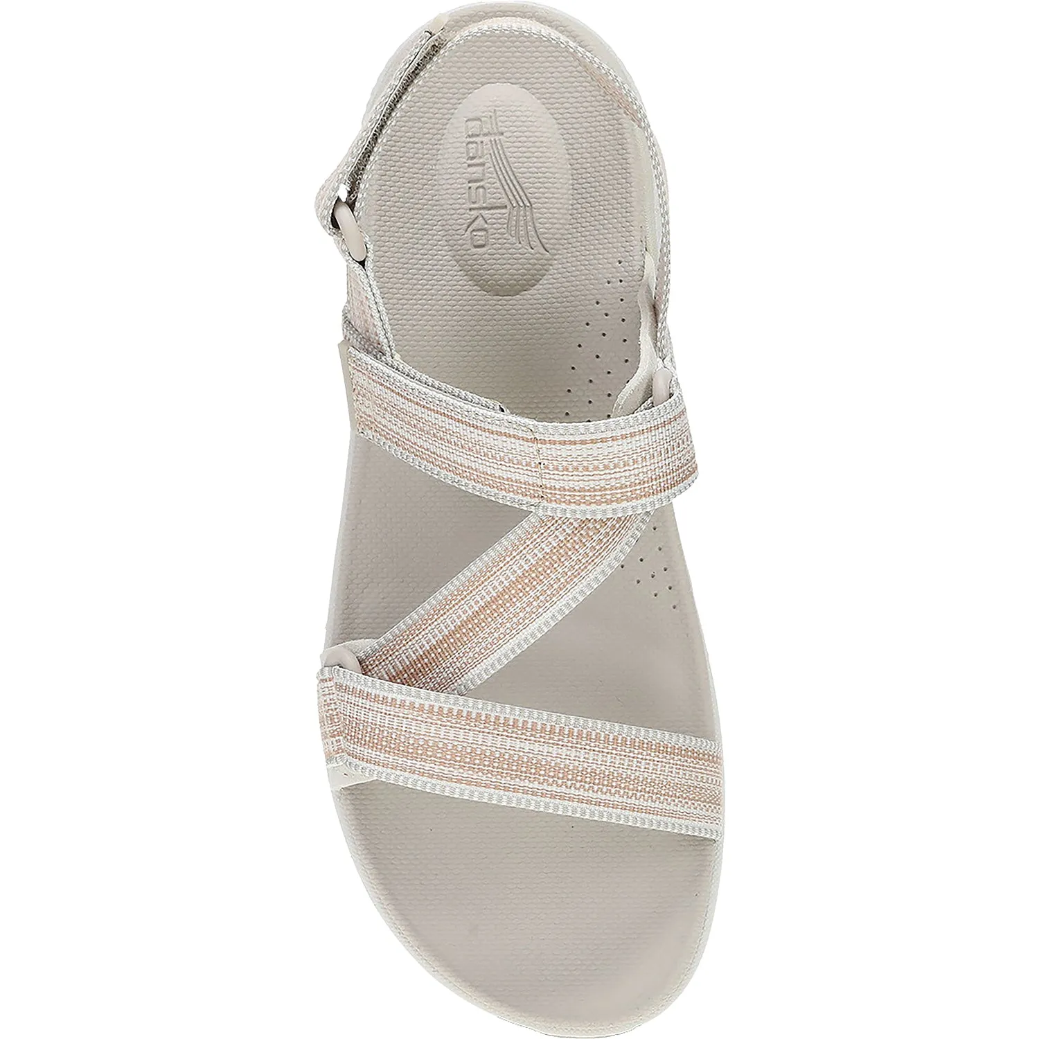 Women's Dansko Rayna Taupe Multi Webbing Synthetic